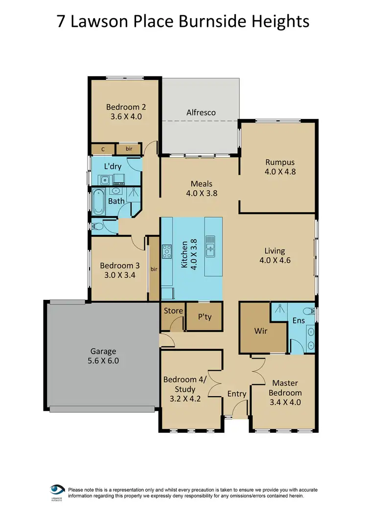 Floorplan of Homely house listing, 7 Lawson Place, Burnside Heights VIC 3023