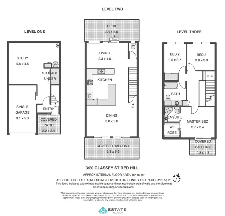 Floorplan of Homely townhouse listing, 3/20 Glassey Street, Red Hill QLD 4059