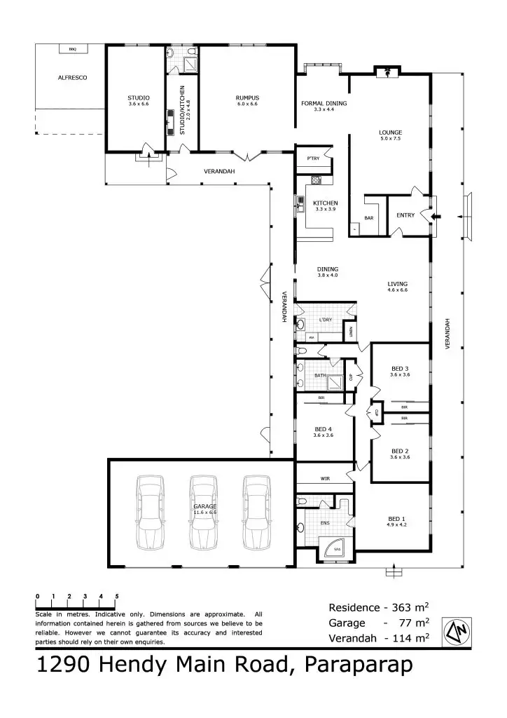Floorplan of Homely house listing, 1290 Hendy Main Road, Moriac VIC 3240