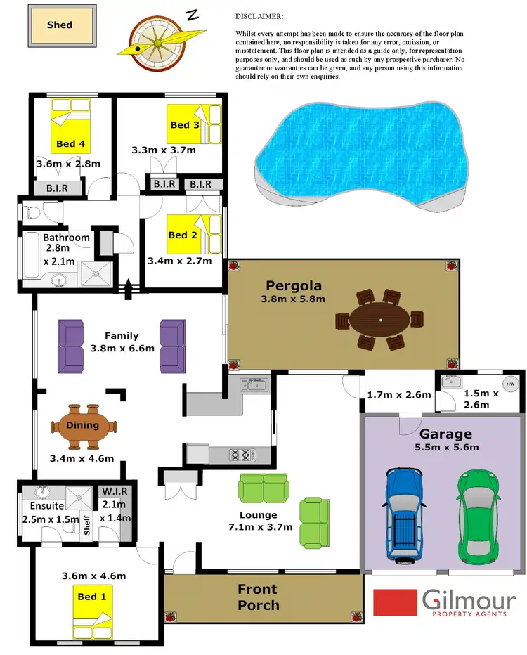 Floorplan of Homely house listing, 1 Finley Place, Glenhaven NSW 2156