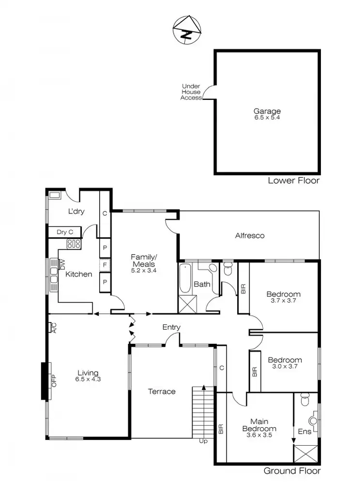 Floorplan of Homely house listing, 8 Marina Drive, Mount Clear VIC 3350