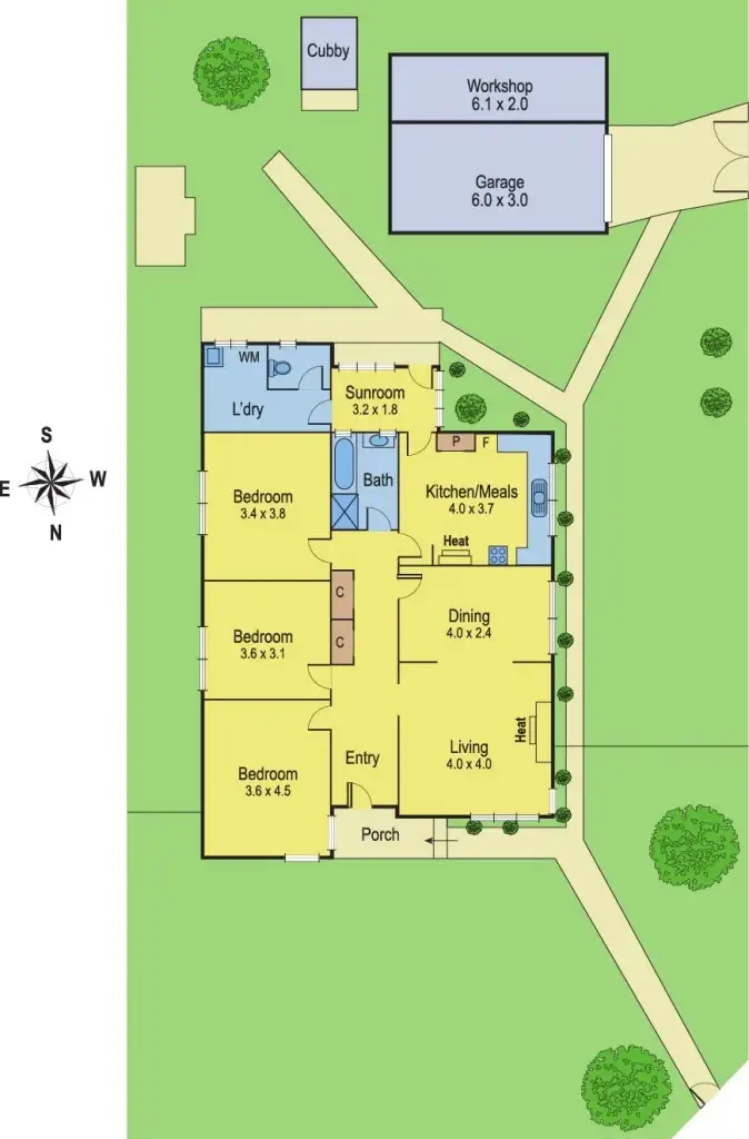 Floorplan of Homely house listing, 47 Fraser Street, Herne Hill VIC 3218