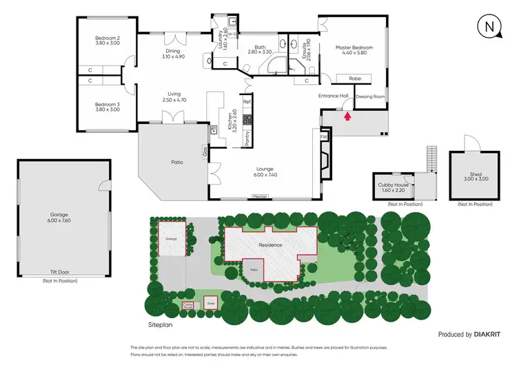 Floorplan of Homely house listing, 15 Ti-Tree Avenue, Blairgowrie VIC 3942
