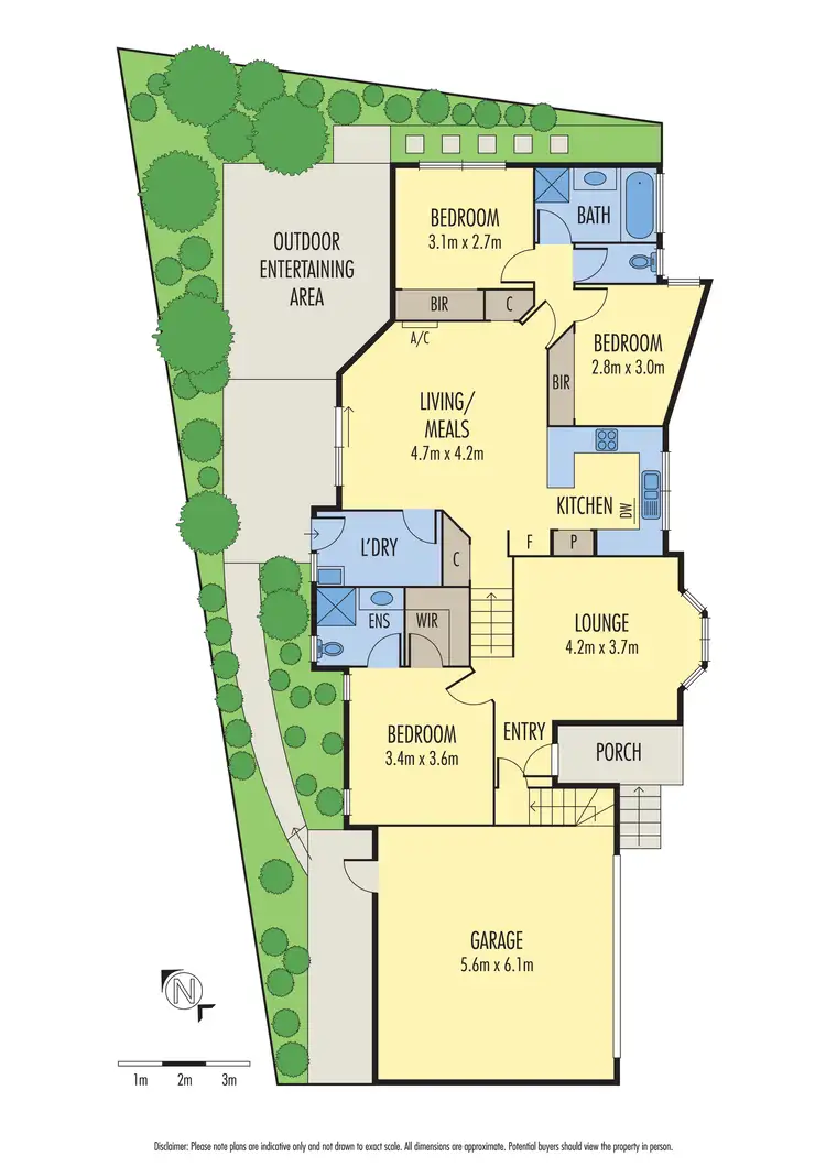 Floorplan of Homely townhouse listing, 4/8 Yarraleen Place, Bulleen VIC 3105