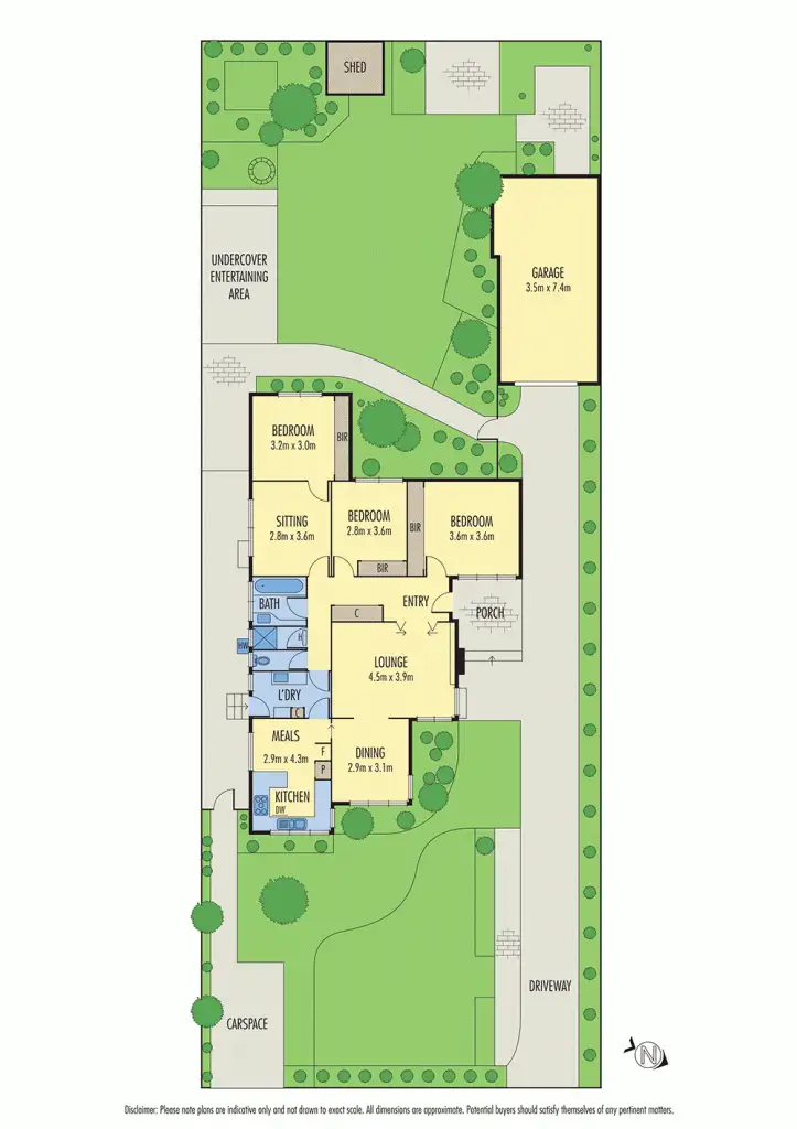 Floorplan of Homely house listing, 10 Chevron Court, Seaford VIC 3198