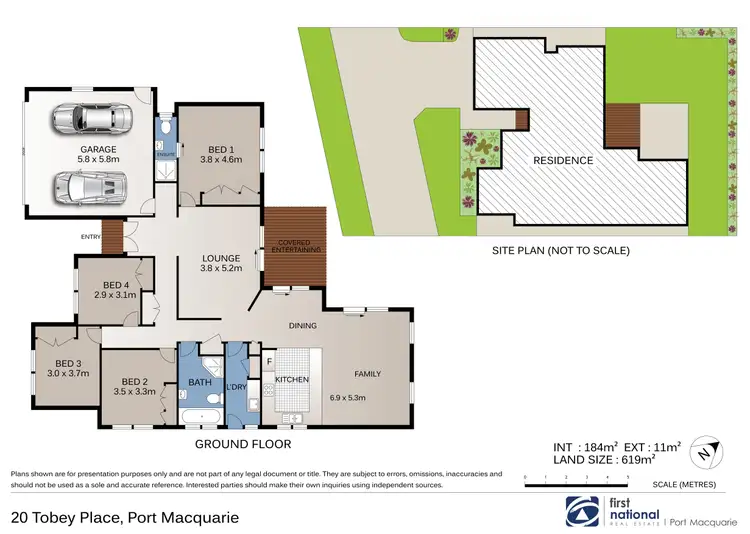 Floorplan of Homely house listing, 20 Tobey Place, Port Macquarie NSW 2444