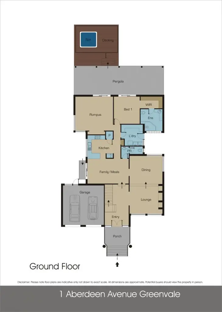 Floorplan of Homely house listing, 1 Aberdeen Avenue, Greenvale VIC 3059