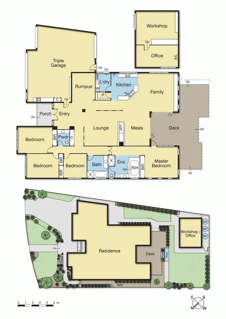 Floorplan of Homely house listing, 43 Downey Drive, Doreen VIC 3754