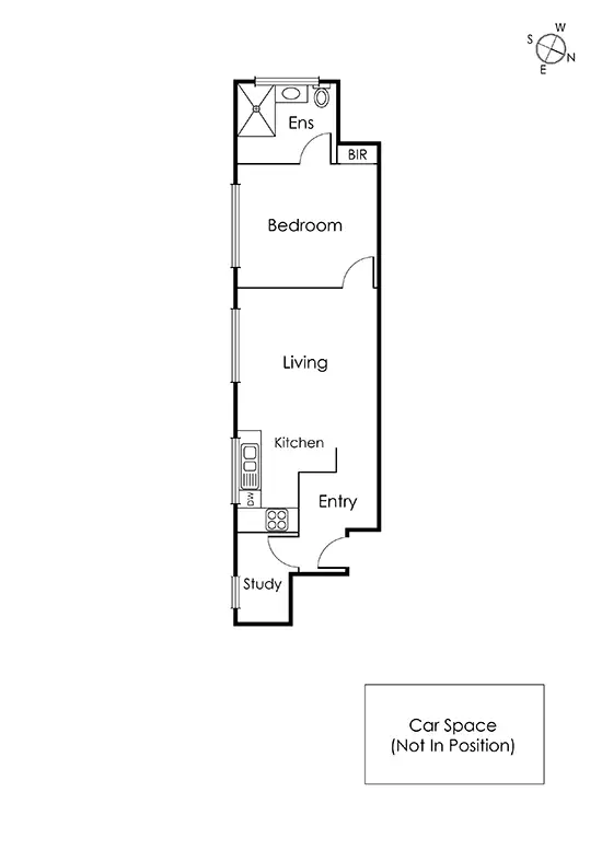 Floorplan of Homely apartment listing, 8/32 Davison Street, Richmond VIC 3121