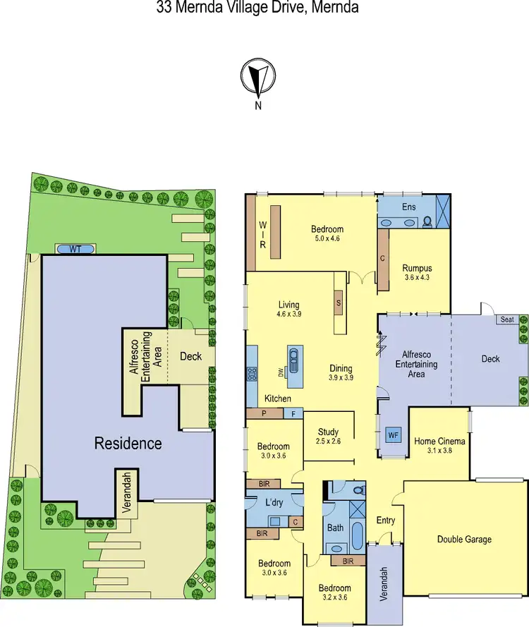 Floorplan of Homely house listing, 33 Mernda Village Drive, Mernda VIC 3754