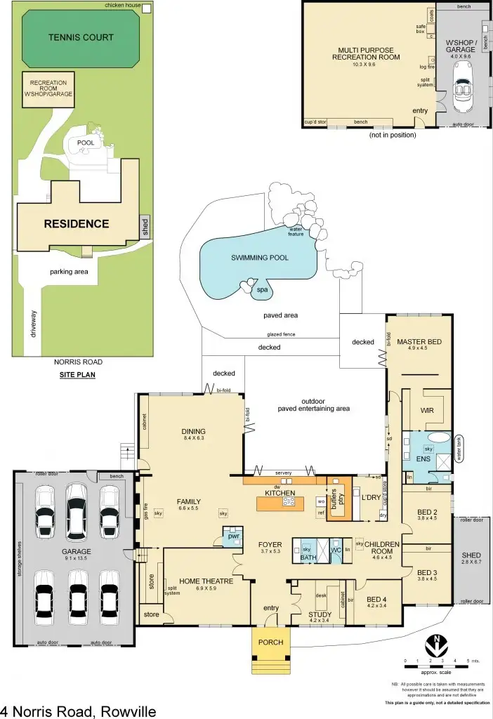 Floorplan of Homely house listing, 4 Norris Road, Rowville VIC 3178
