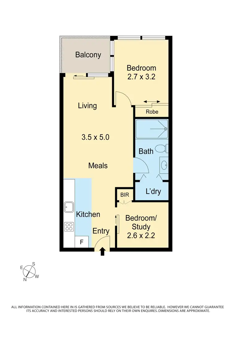 Floorplan of Homely apartment listing, 904/470 St Kilda Road, Melbourne VIC 3004