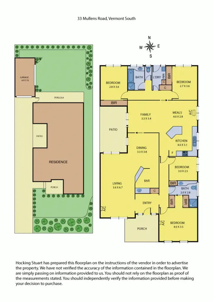 Floorplan of Homely house listing, 33 Mullens Road, Vermont South VIC 3133