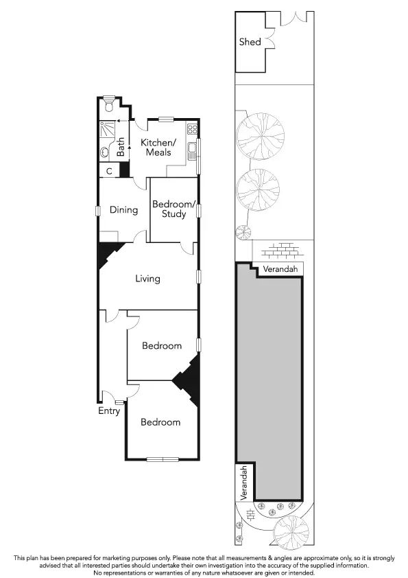 Floorplan of Homely house listing, 22 Balston Street, St Kilda East VIC 3183