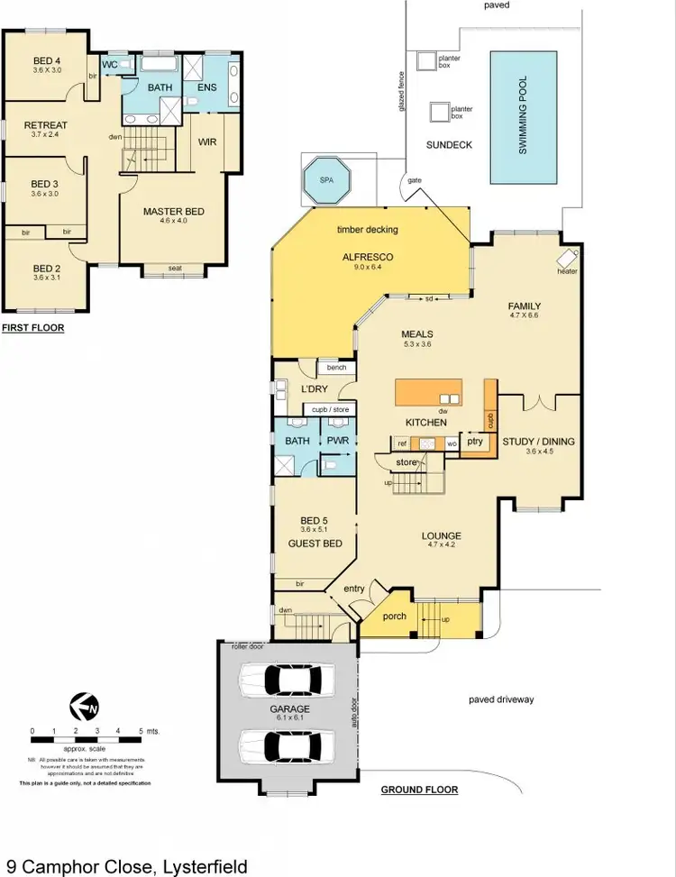 Floorplan of Homely house listing, 9 Camphor Close, Lysterfield VIC 3156