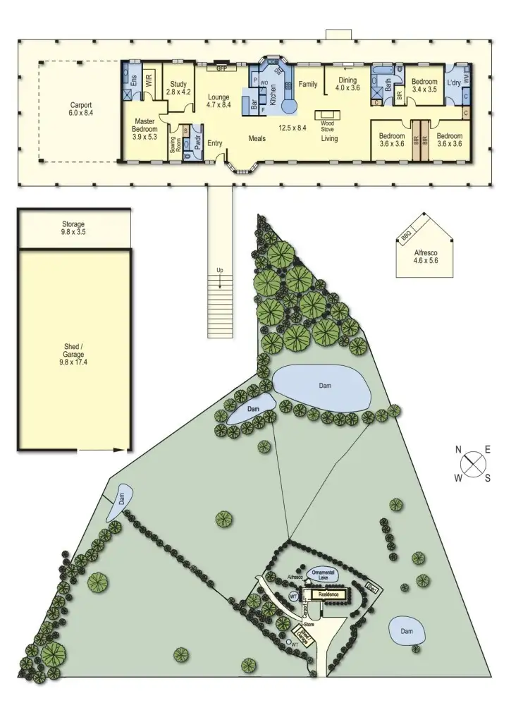 Floorplan of Homely house listing, 1400 Merriang Road, Eden Park VIC 3757