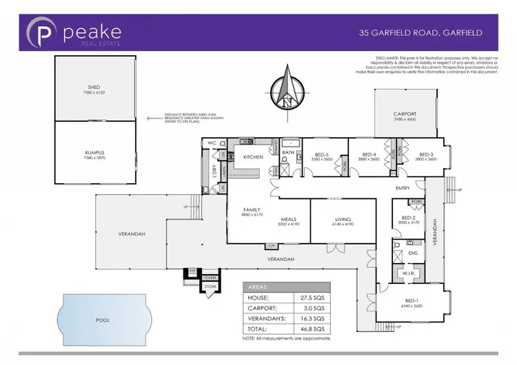 Floorplan of Homely house listing, 35 Garfield Road, Garfield VIC 3814