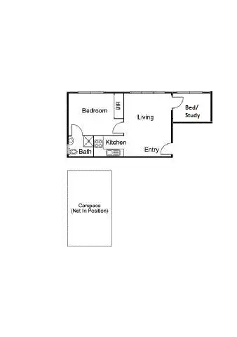 Floorplan of Homely apartment listing, 8/96 York Street, Richmond VIC 3121