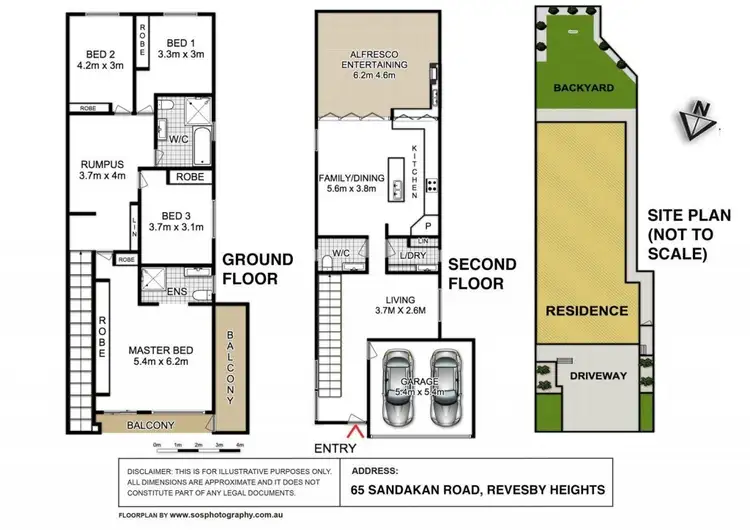 Floorplan of Homely house listing, 65 Sandakan Road, Revesby Heights NSW 2212