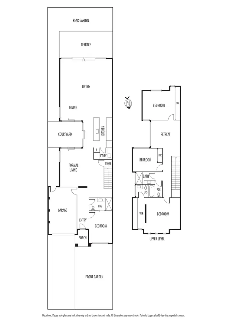 Floorplan of Homely townhouse listing, 33A Eumeralla Road, Caulfield South VIC 3162