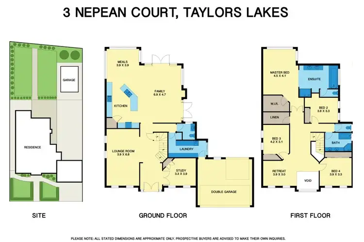 Floorplan of Homely house listing, 3 Nepean Court, Taylors Lakes VIC 3038