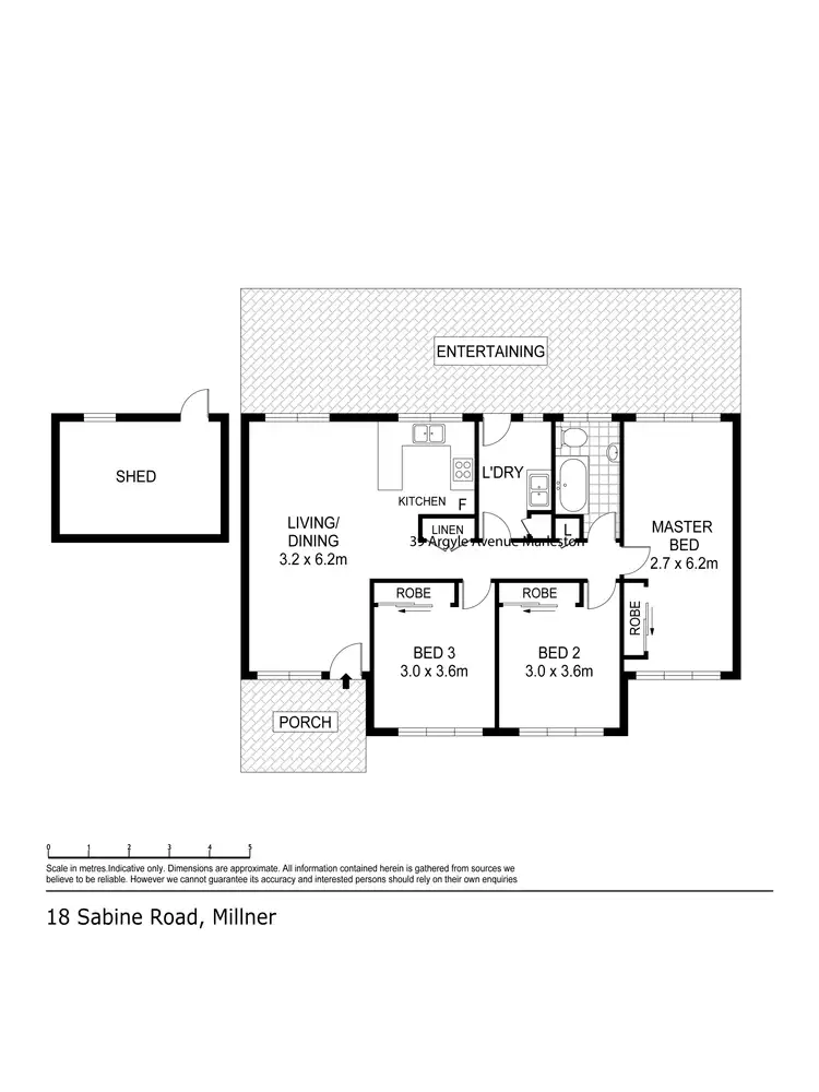 Floorplan of Homely house listing, 18 Sabine Road, Millner NT 810