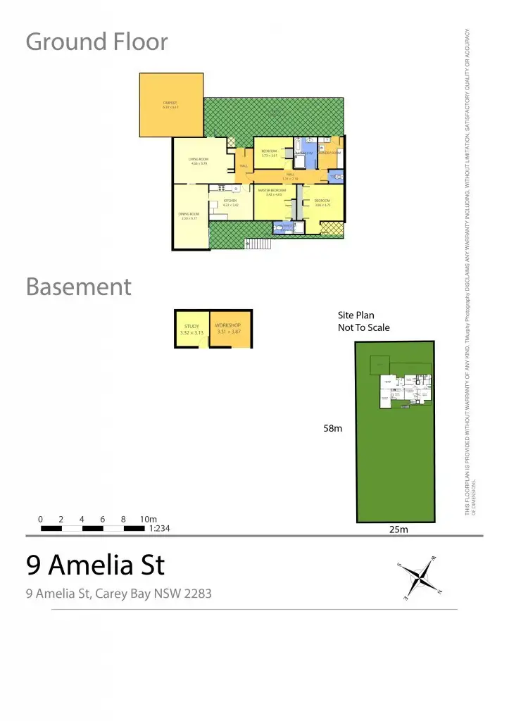Floorplan of Homely house listing, 9 Amelia Street, Carey Bay NSW 2283