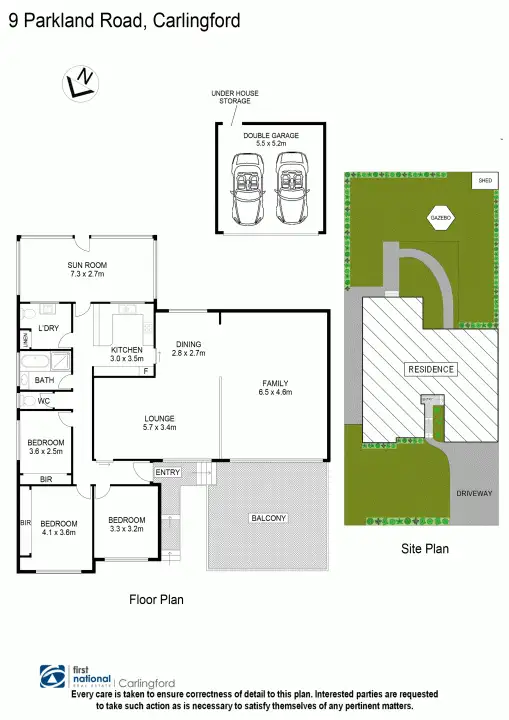 Floorplan of Homely house listing, 9 Parkland Road, Carlingford NSW 2118