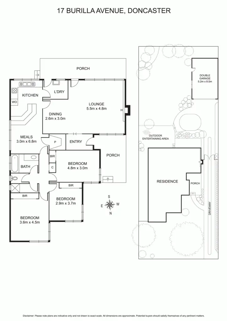 Floorplan of Homely house listing, 17 Burilla Avenue, Doncaster VIC 3108