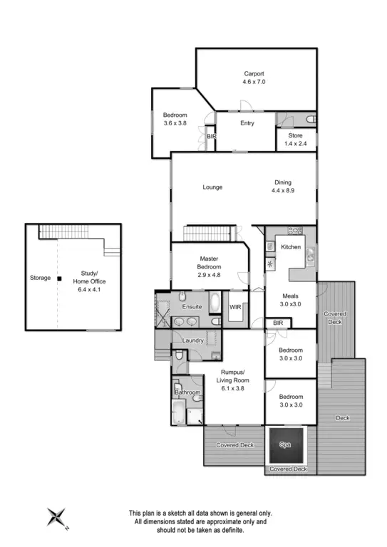 Floorplan of Homely house listing, 11 Viviani Crescent, Heathmont VIC 3135