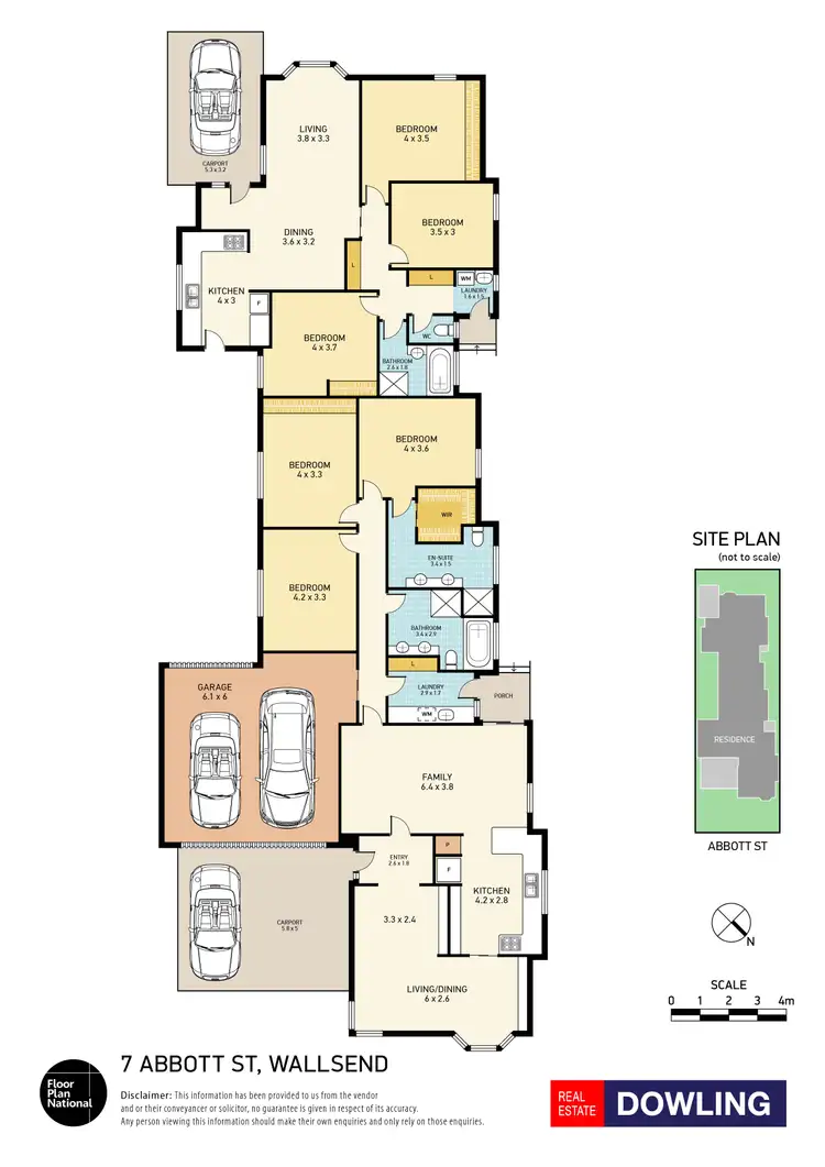 Floorplan of Homely house listing, 7 Abbott Street, Wallsend NSW 2287