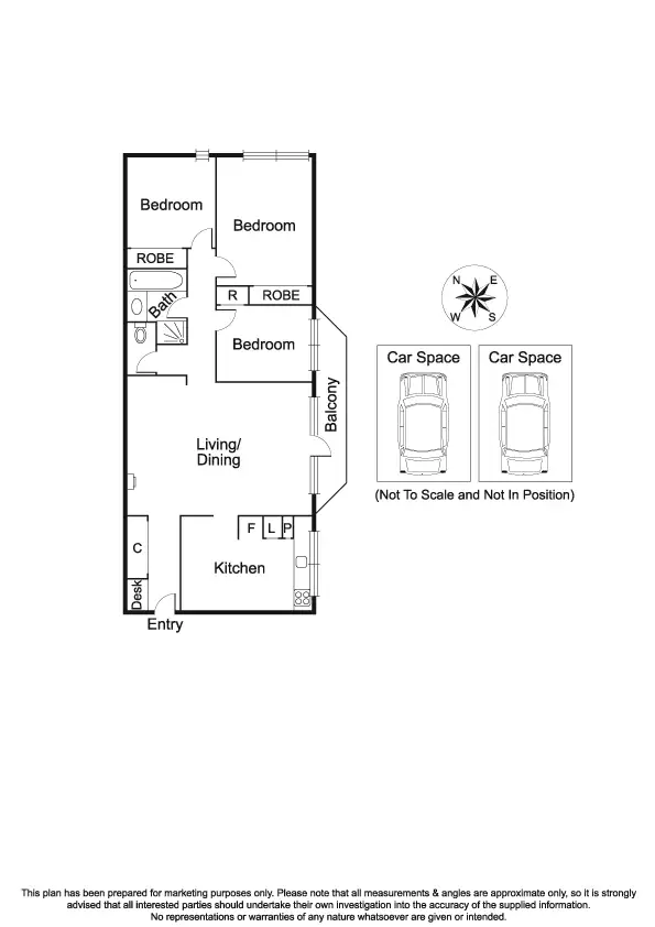 Floorplan of Homely apartment listing, 2/17 Roberts Court, Brighton East VIC 3187