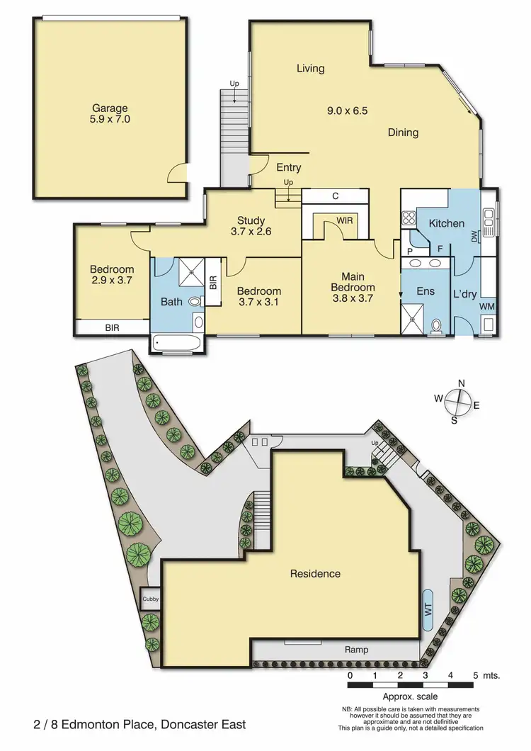 Floorplan of Homely townhouse listing, 2/8 Edmonton Place, Doncaster East VIC 3109