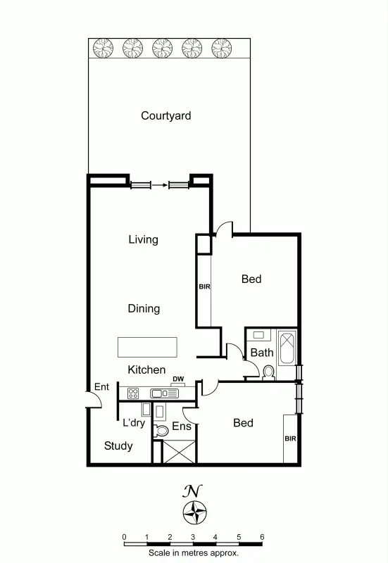 Floorplan of Homely apartment listing, 5/9-10 Railway Parade, Murrumbeena VIC 3163