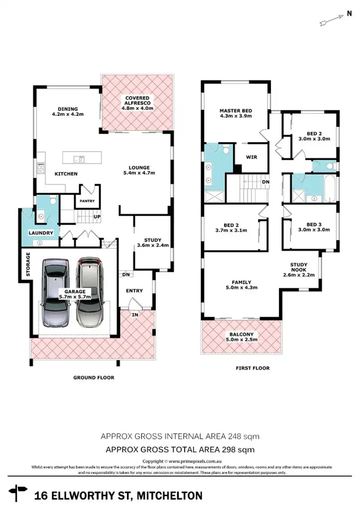 Floorplan of Homely house listing, 16 Ellworthy Street, Mitchelton QLD 4053