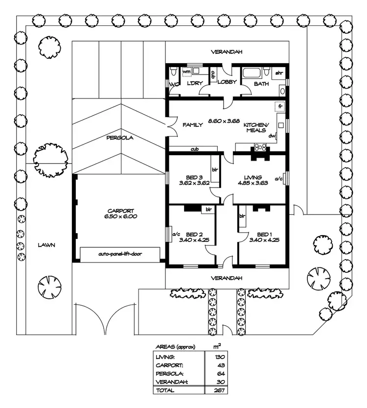 Floorplan of Homely house listing, 28 East Ave, Beverley SA 5009