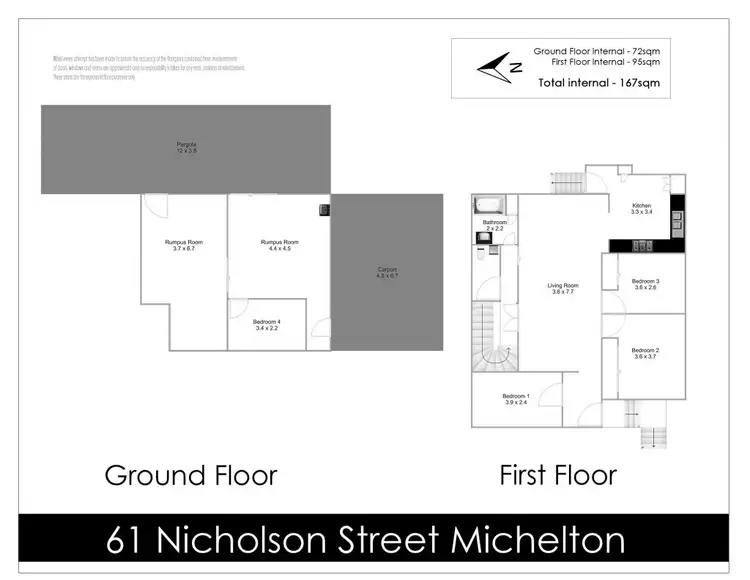 Floorplan of Homely house listing, 61 Nicholson St, Mitchelton QLD 4053