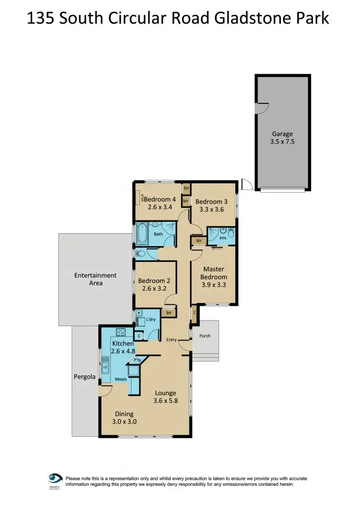 Floorplan of Homely house listing, 135 South Circular Road, Gladstone Park VIC 3043