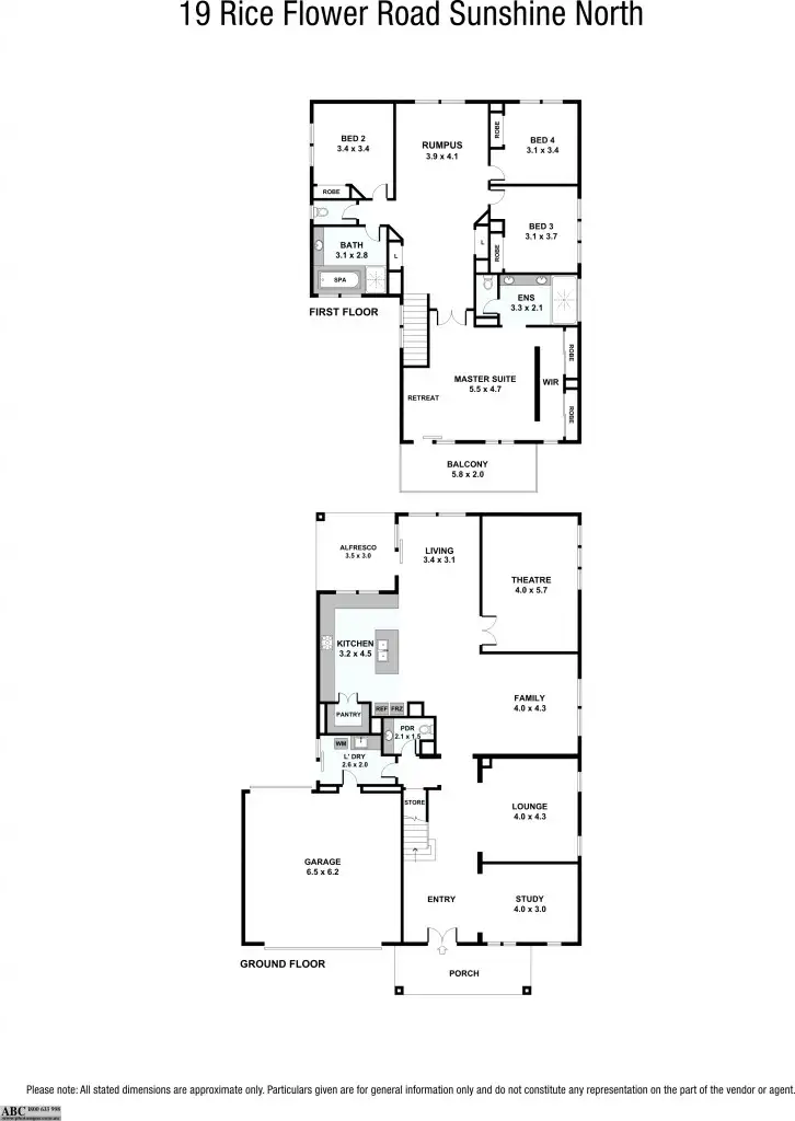Floorplan of Homely house listing, 19 Rice Flower Road, Sunshine North VIC 3020