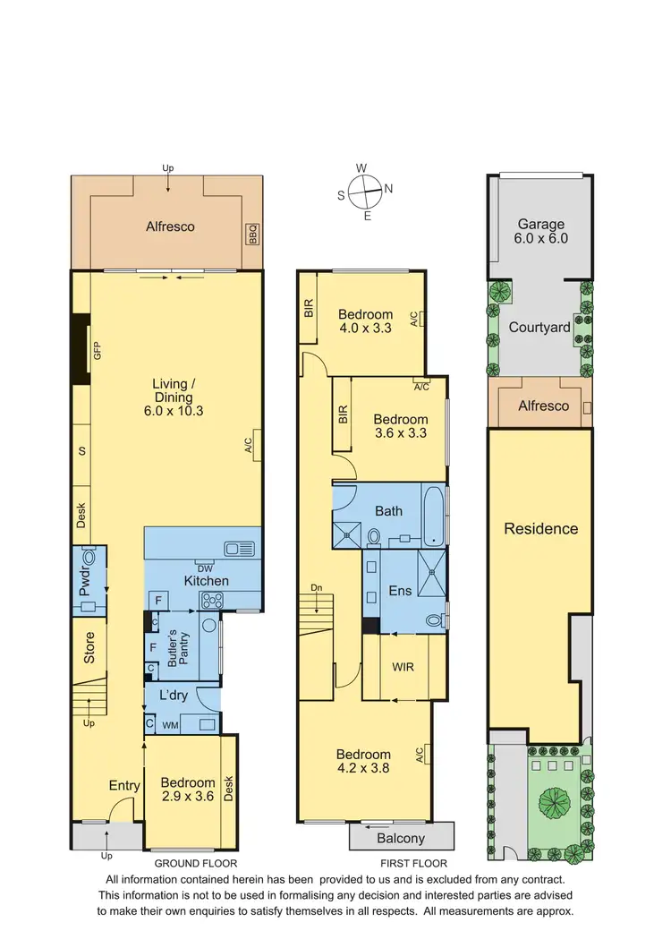 Floorplan of Homely house listing, 32 Fawkner Street, Aberfeldie VIC 3040