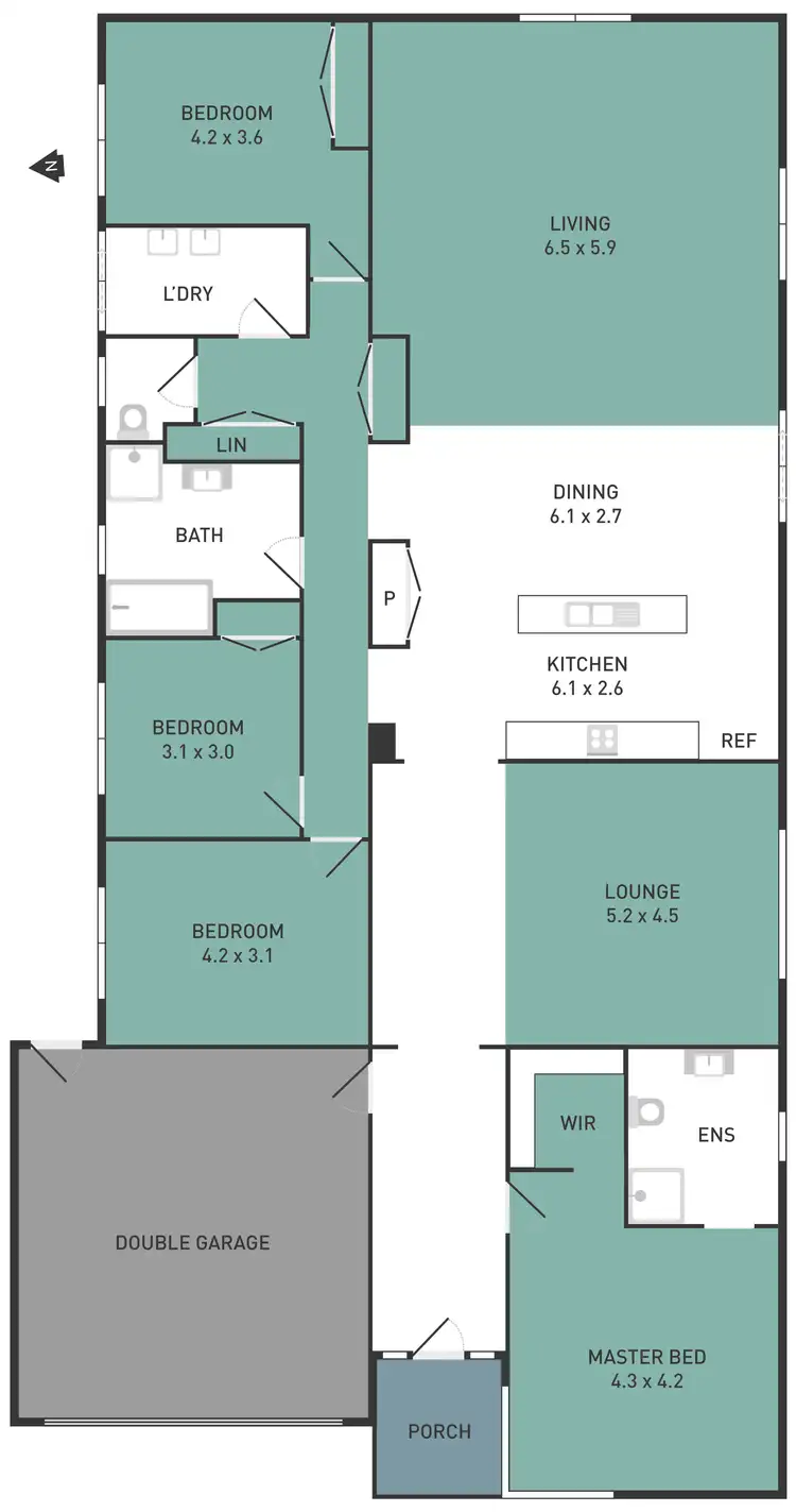 Floorplan of Homely house listing, 3 St Martins Boulevard, Truganina VIC 3029