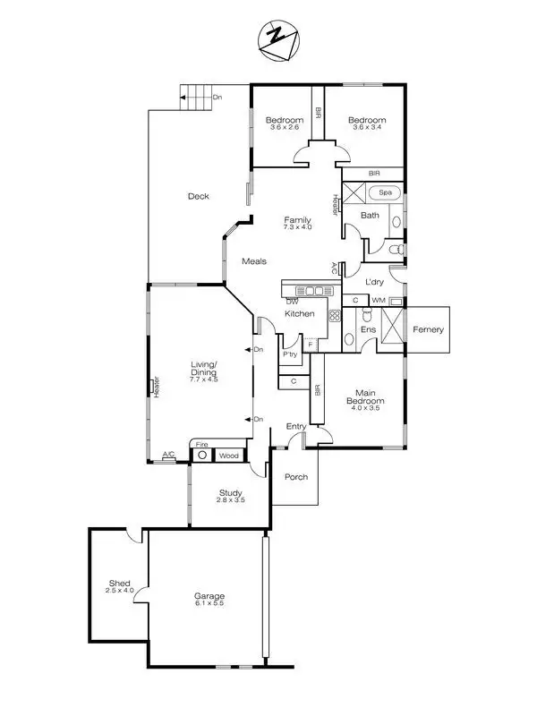 Floorplan of Homely house listing, 621 Hitchcock Road, Buninyong VIC 3357
