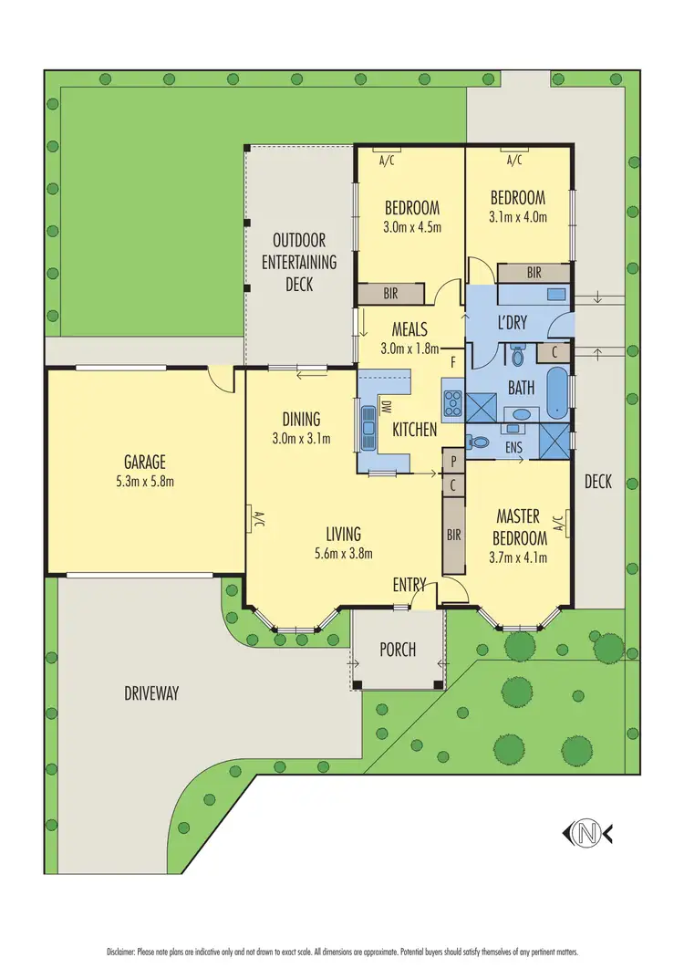 Floorplan of Homely townhouse listing, 75a Fortescue Avenue, Seaford VIC 3198