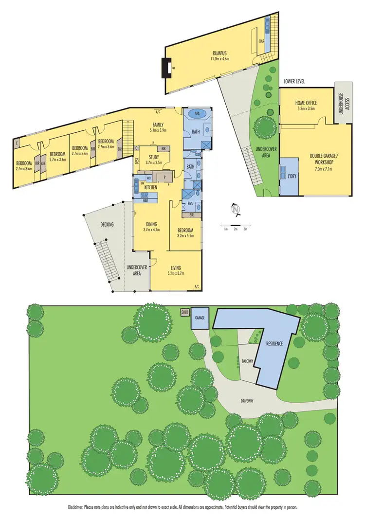 Floorplan of Homely house listing, 6-8 Orchard Grove, Warrandyte VIC 3113