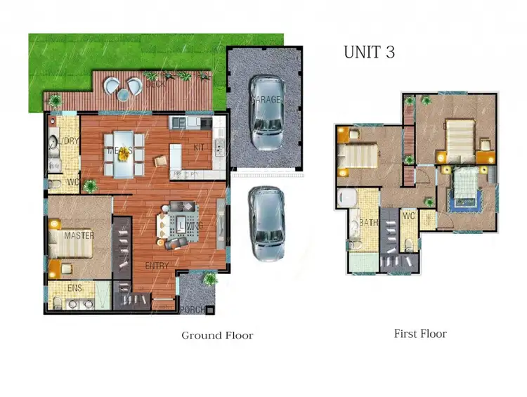 Floorplan of Homely townhouse listing, 3/52 Springfield Road, Box Hill North VIC 3129