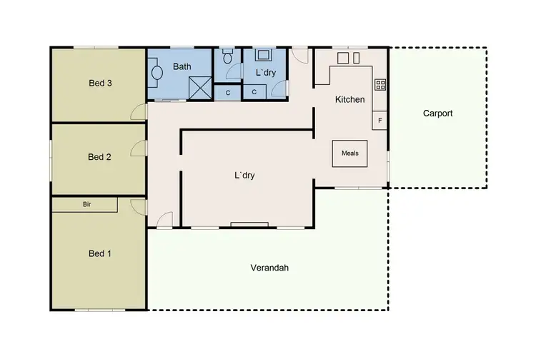 Floorplan of Homely house listing, 3 Walton Street, Wendouree VIC 3355
