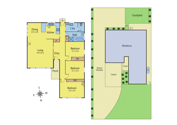 Floorplan of Homely house listing, 1/10 Bakewell Street, Herne Hill VIC 3218