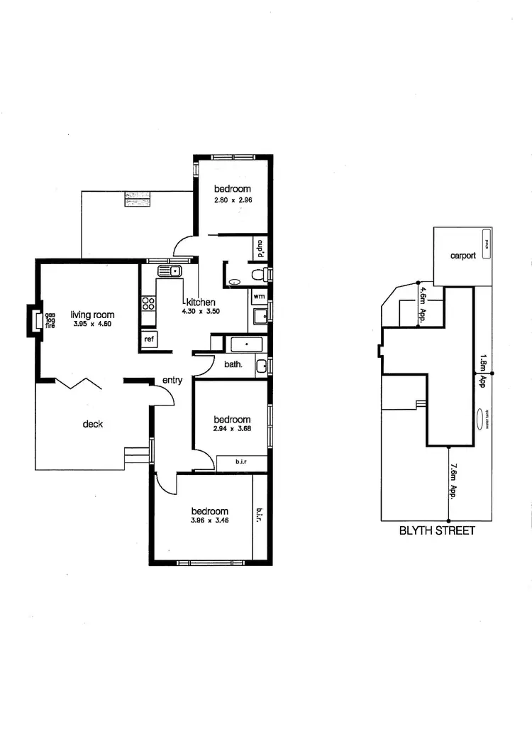 Floorplan of Homely unit listing, 1/170 Blyth Street, Altona VIC 3018