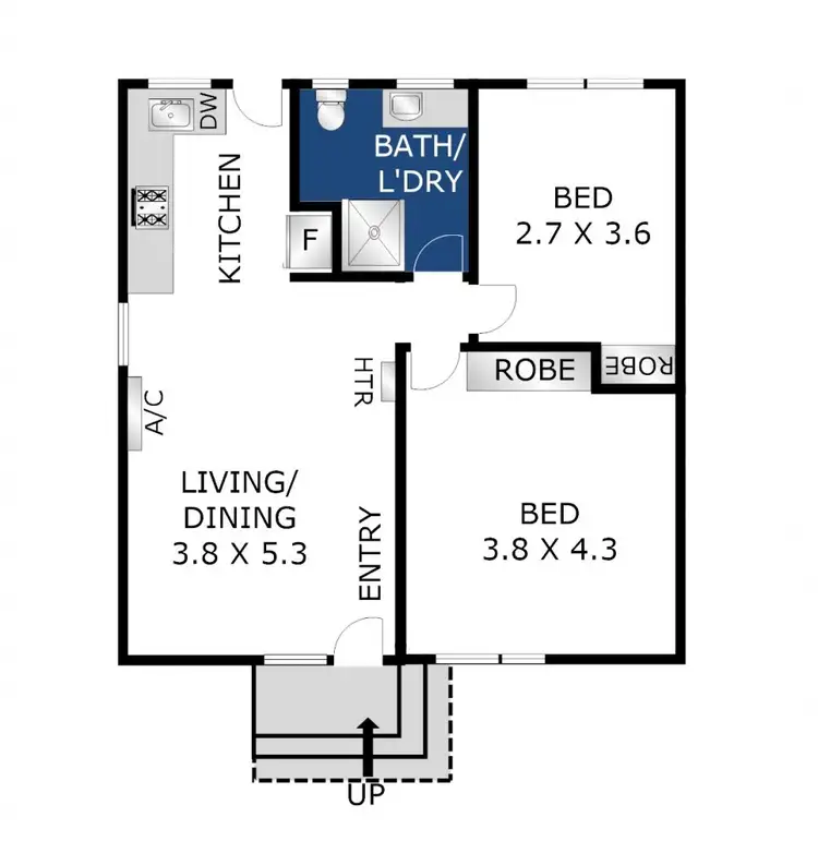 Floorplan of Homely townhouse listing, 4/21 Felix Crescent, Torquay VIC 3228