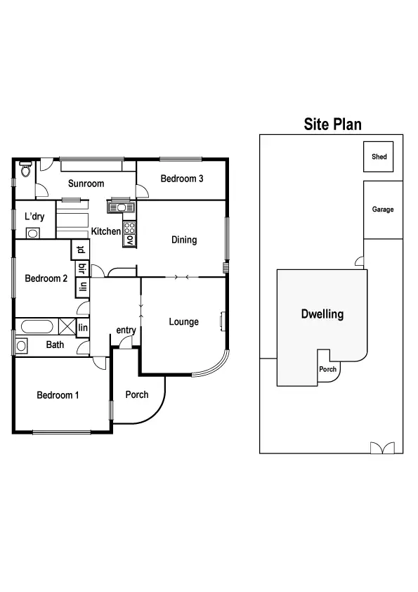 Floorplan of Homely house listing, 18 Southernhay Street, Reservoir VIC 3073